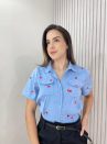 blusa babi azul bebe