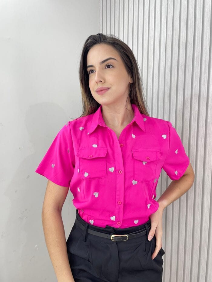 blusa babi rosa