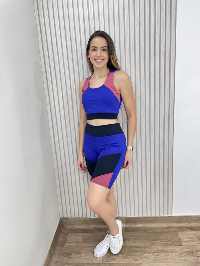 conj fitness alana azul royal conj fitness alana azul royal