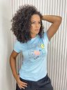 t shirt love azul bebe