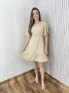vestido amanda bege