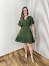 vestido amanda verde militar