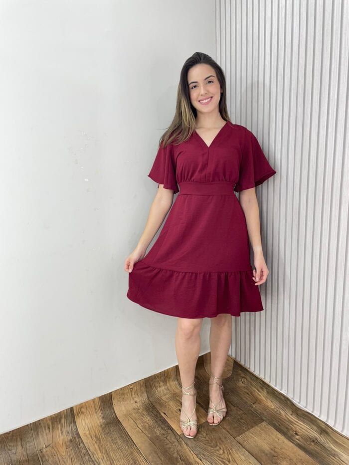 vestido amanda vinho vestido amanda vinho