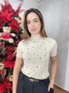 blusa vitória bege