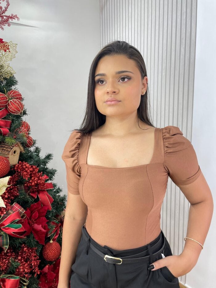 body camila marrom body camila marrom