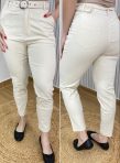 calça jeans camile bege