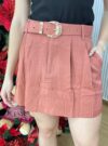 short saia maju rosa queimado