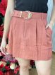 short saia maju rosa queimado