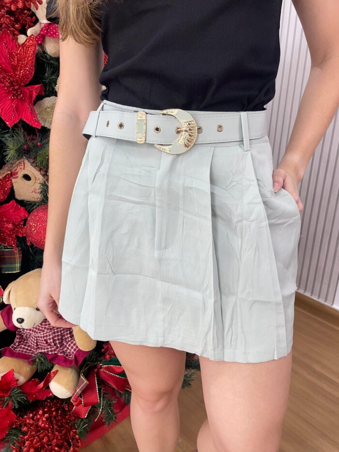 short saia maju verde menta short saia maju verde menta