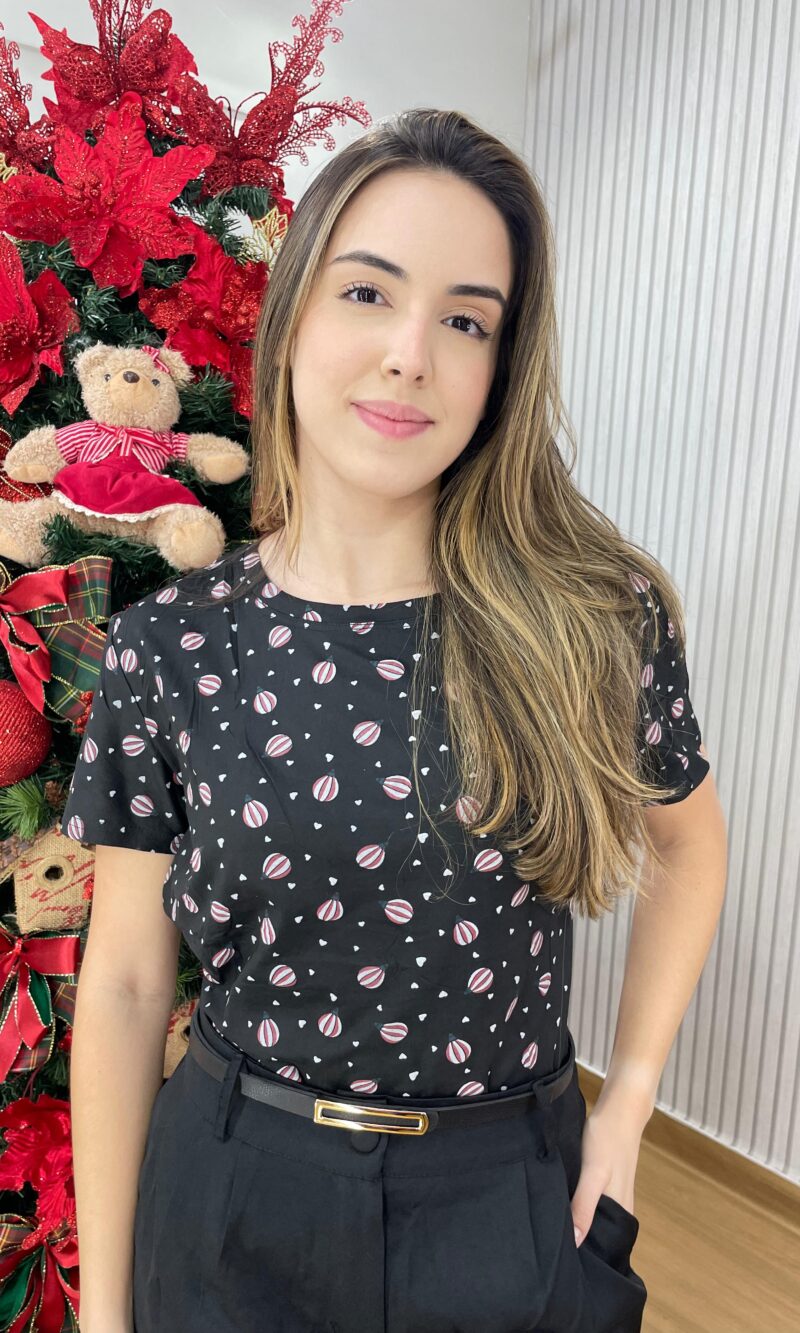 t shirt balão preto