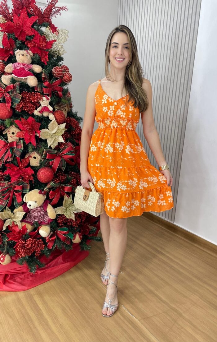 vestido rosana laranja vestido rosana laranja