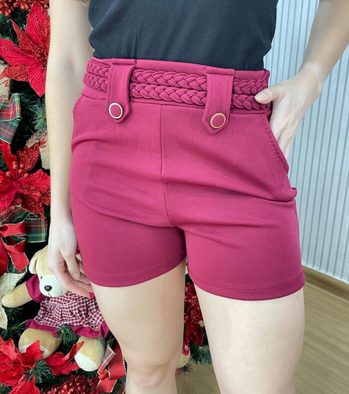 short milene vinho short milene vinho