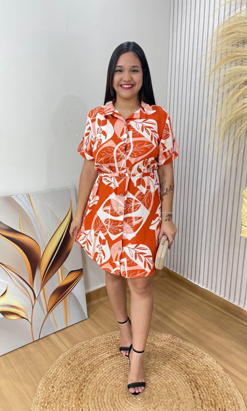 chamise silvéria laranja