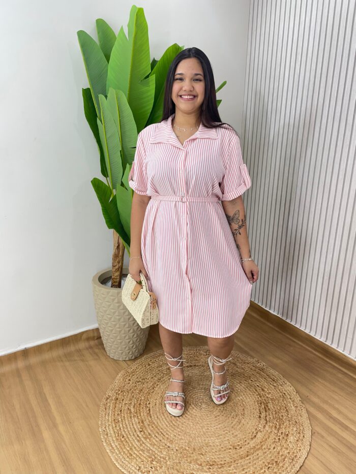 chamise listra rosa chamise listra rosa