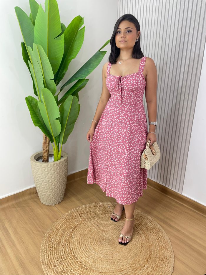 vestido isabely rosa seco vestido isabely rosa seco