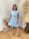vestido rayane azul