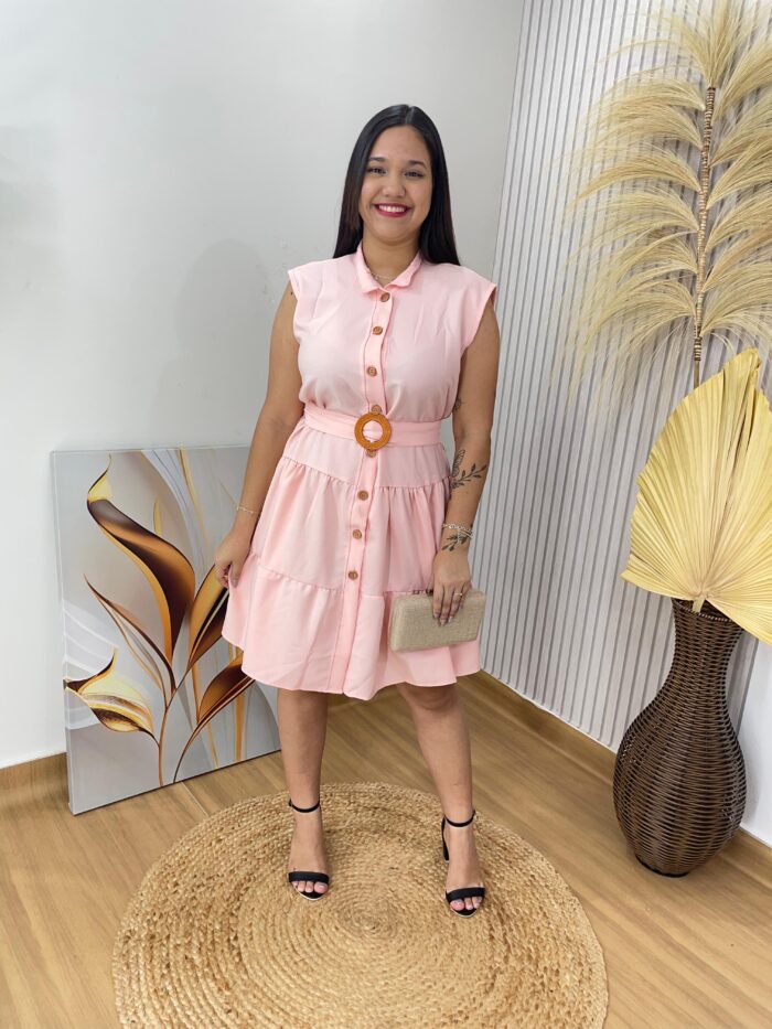 vestido rayane rosa bb vestido rayane rosa bb