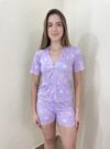 pijama americano lilás