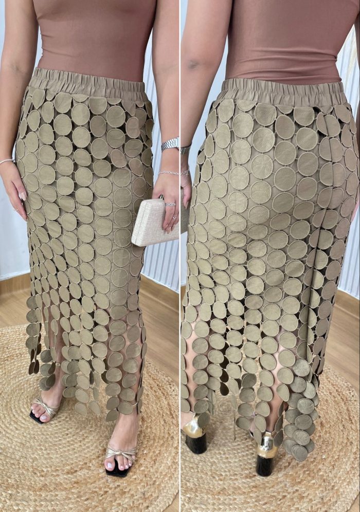 saia midi helena marrom