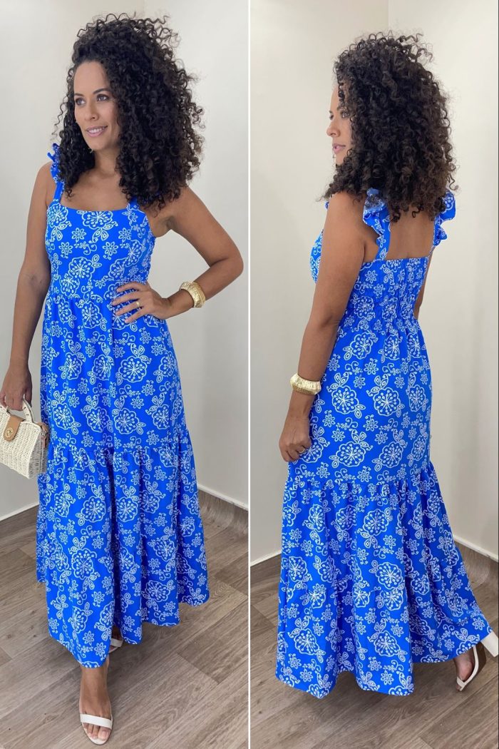 vestido lara azul vestido lara azul