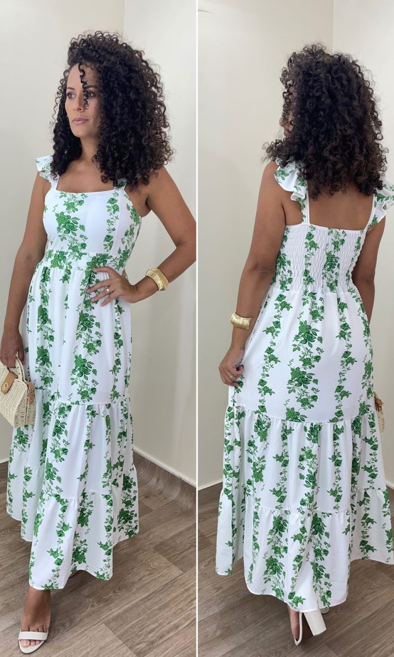 vestido letícia verde