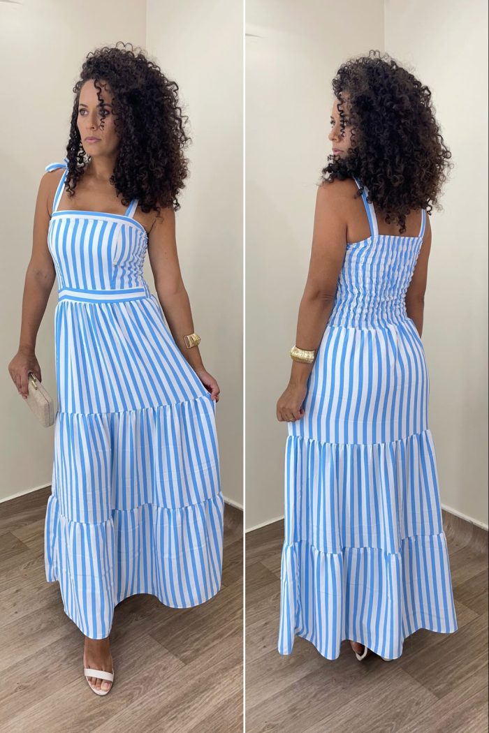 vestido luciana azul vestido luciana azul