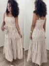 vestido luciana marrom