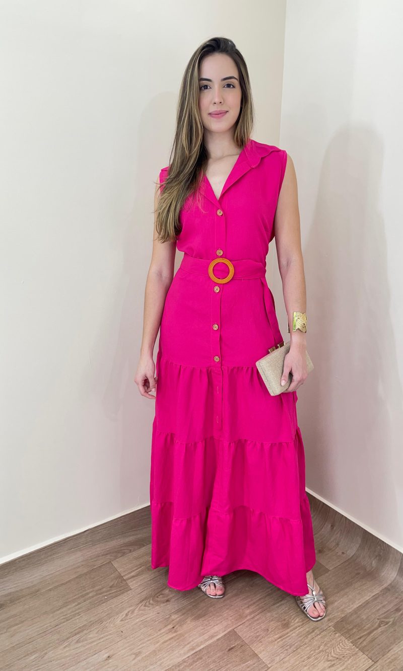 vestido mirela rosa