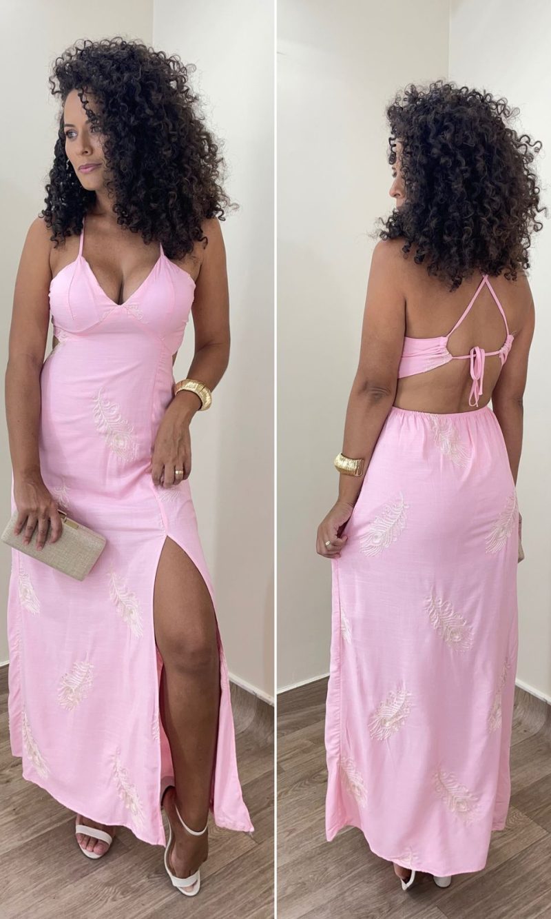 vestido nanda rosa vestido nanda rosa