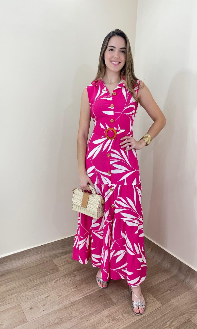 vestido marcela rosa