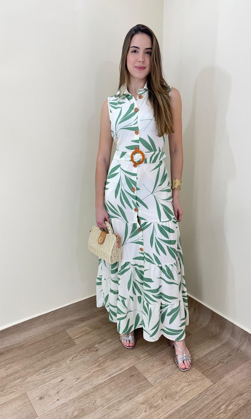 vestido marcela verde