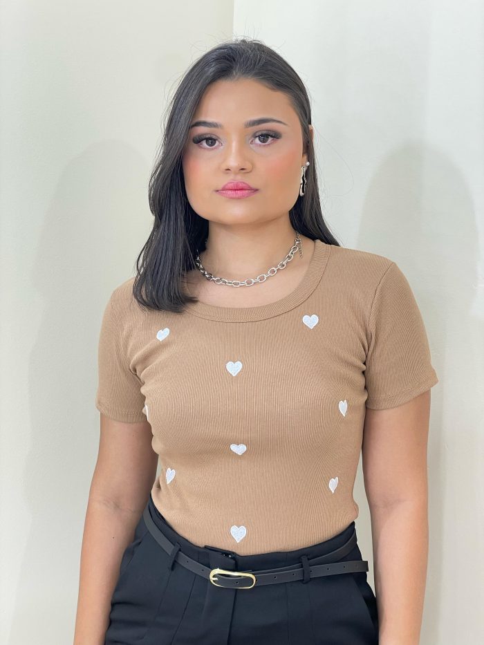 blusa maísa marrom c blusa maísa marrom c