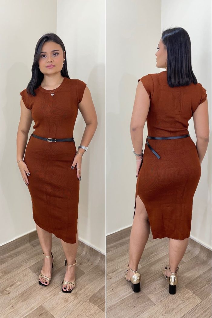 vestido elizane caramelo vestido elizane caramelo