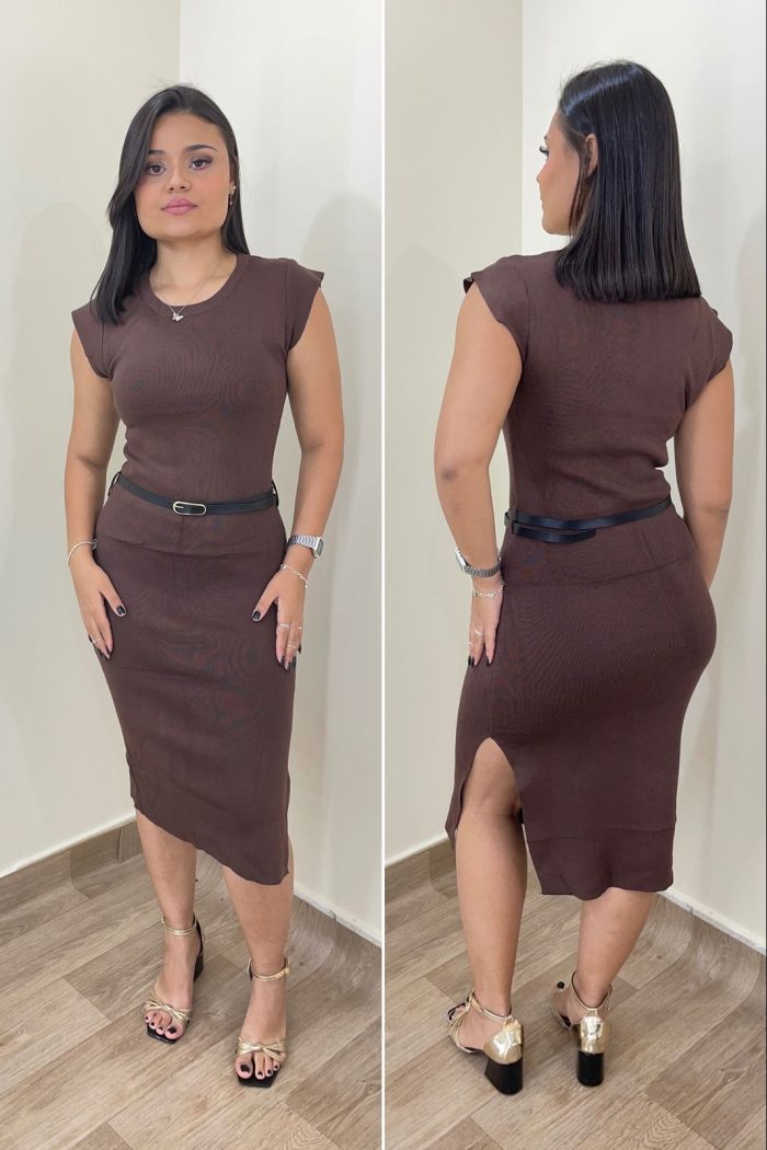 vestido elizane marrom vestido elizane marrom