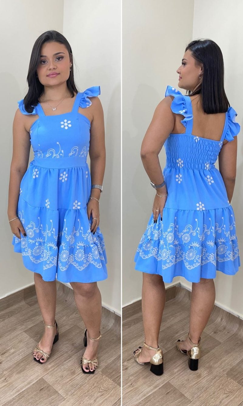 vestido yasmin azul