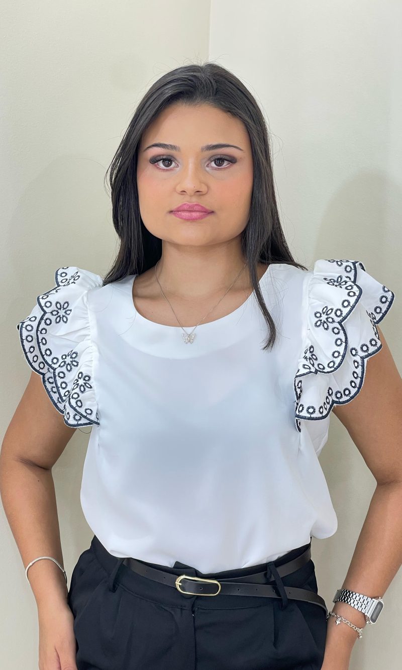 blusa marília branca blusa marília branca