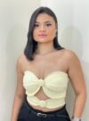 cropped mari amarelo manteiga