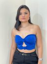 cropped mari azul