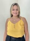 blusa plus polly amarela