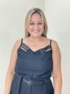 blusa plus rosy preta