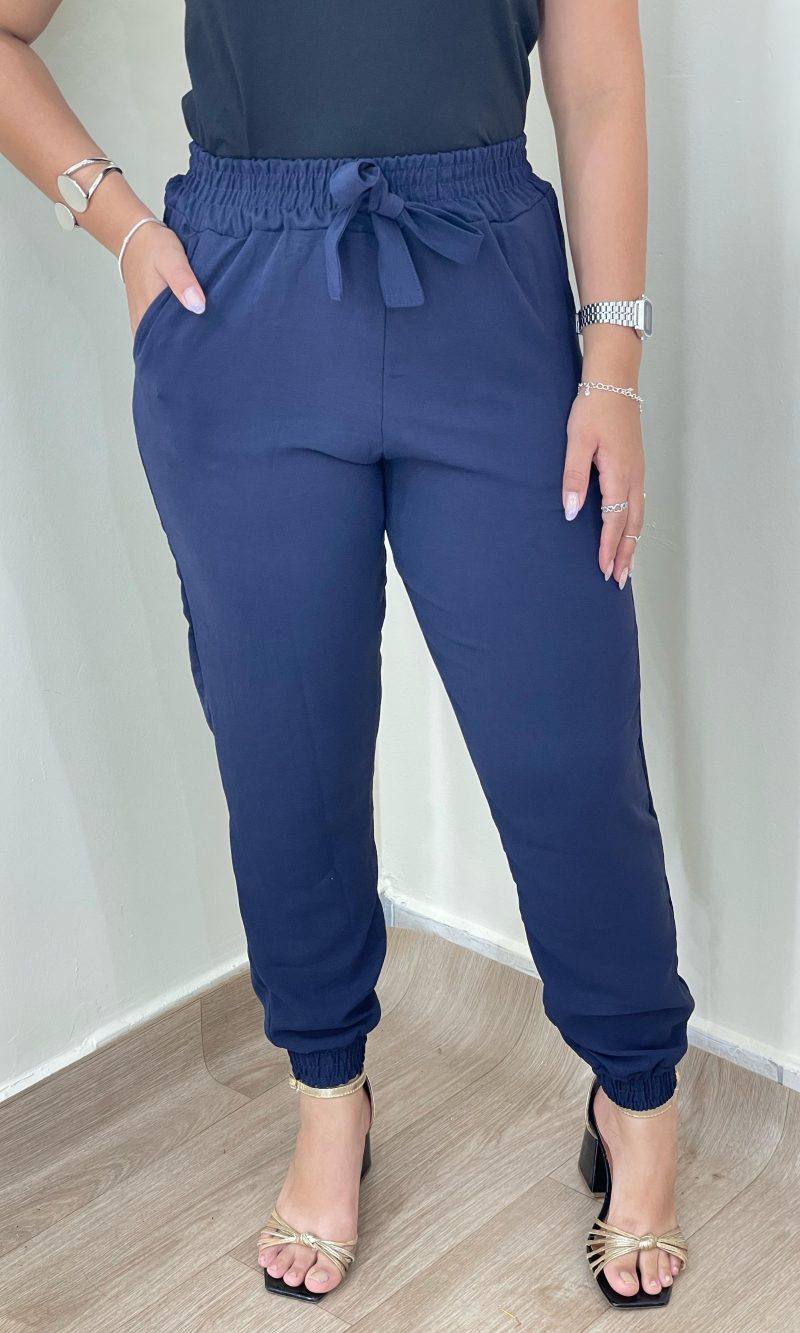 calça lia azul marinho