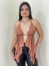 cropped mia marrom