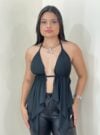 cropped mia preto