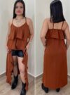 túnica boho terra cota