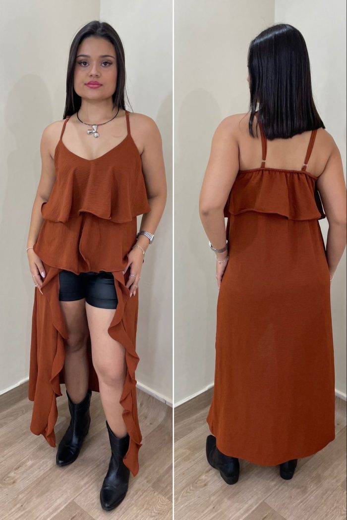 túnica boho terra cota túnica boho terra cota