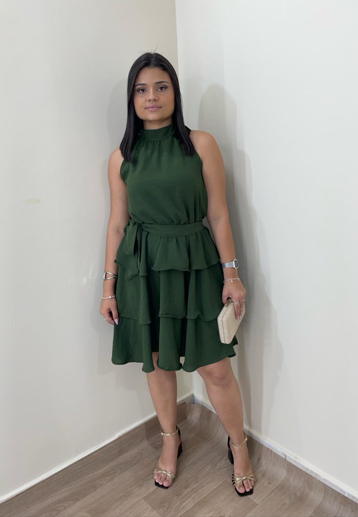 vestido dulce verde militar vestido dulce verde militar