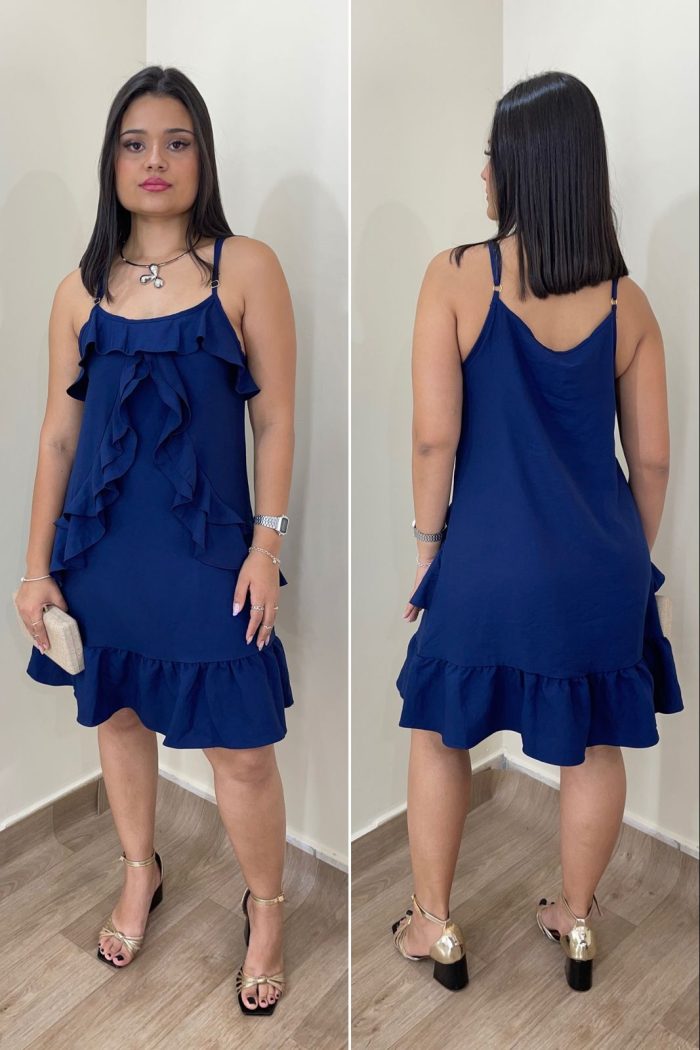 vestido gaia azul marinho vestido gaia azul marinho