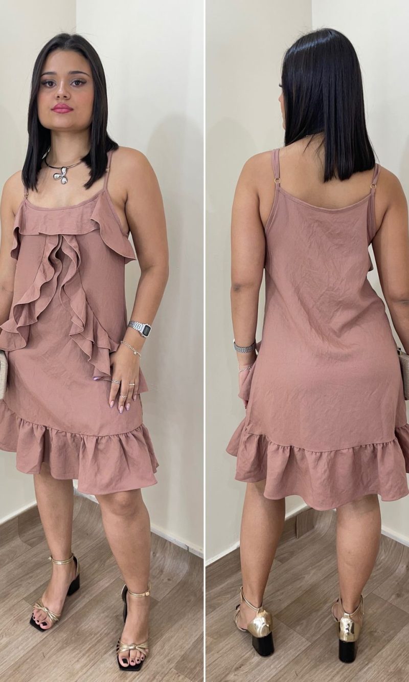 vestido gaia bege escuro vestido gaia bege escuro