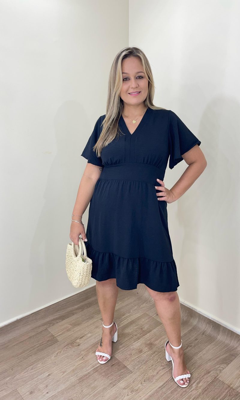 vestido plus ligia preto vestido plus ligia preto