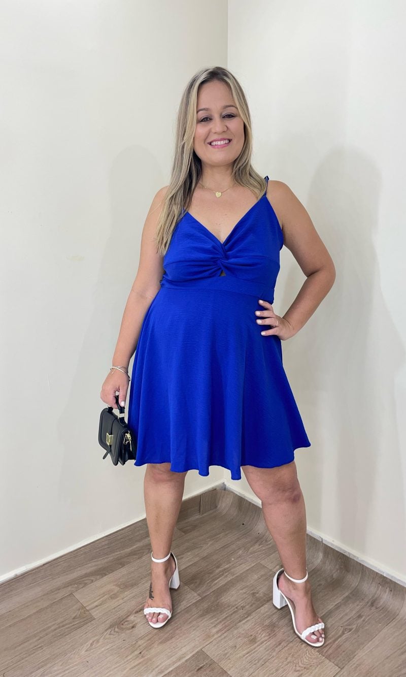 vestido plus size adriana azul royal
